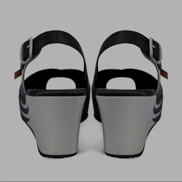 Hot Chocolate Design Black Birds Sandal - Picture 5 of 16